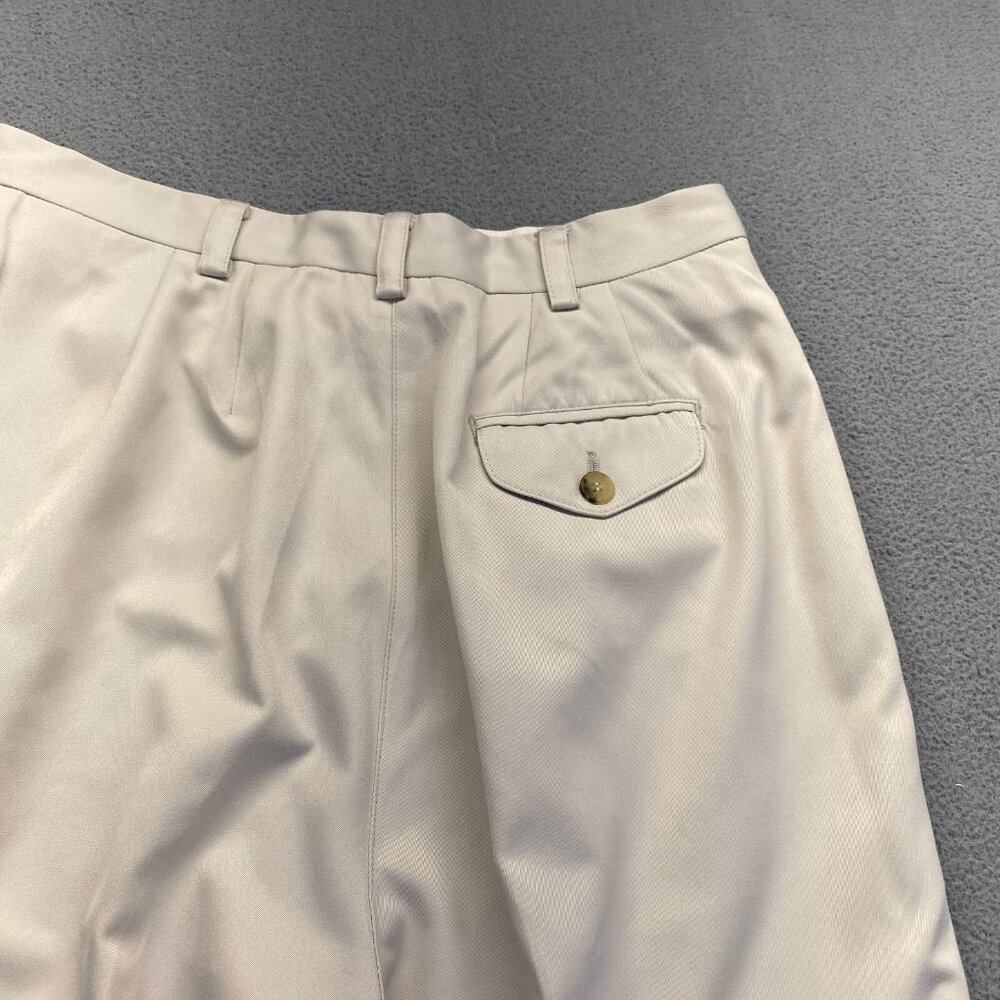 Lord & Taylor Ivory Relaxed Pants Women's‎ size 10 Pleated Front Career - Picture 9 of 10
